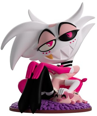 Youtooz Figura de Vinilo Angel Dust de 3.8 Pulgadas, colección Hazbin Hotel, Figura de acción de Polvo de ángel de Hazbin Hotel