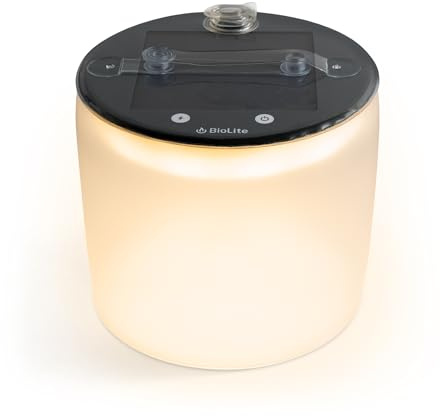 Biolite Luci Charge 360 Outdoor-Camping-Laterne, leistungsstark, tragbar, Abenteuerfertig, Handy, Aufladen bis zu 110 Stunden mit einer einzigen Ladung, 4000 mAh Akku, 360 Lumen, USBC, Schnellladung