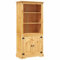 Kleiner Schrank Aktenschrank Vitrine Aktenschränke - Buffetschrank Mexiko-Stil Kiefernholz 80x40x170 cm für Vorzimmer Garten Home Office Keller