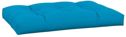 vidaXL Palettenkissen, Palettenpolster für Europaletten, Palettensofa Kissen Indoor Outdoor, Palettenauflage Sitzkissen, Blau Stoff