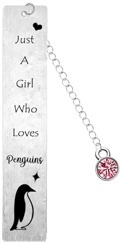 Lustiges Pinguin-Geschenk, Pinguin-Lesezeichen, Weihnachten, Geburtstag, Geschenke für Pinguin-Liebhaber