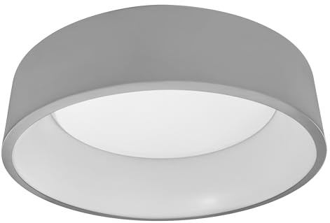 Osram SMART+ Matter Cylinder LED Deckenleuchte 450mm TW Grau | SMART+ MATTER Cylinder, Indoor Wall Lighting, Grau, 450 mm dia, 30000 h, 1-Pack