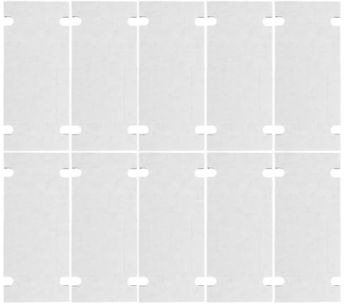 HOMSFOU 10pcs No-Drill Doorbell Mount Tape for Battery Ring Doorbell Strong Self-Adhesive Holder for Renters Weatherproof Stick Bracket for Apartment Doors Installation