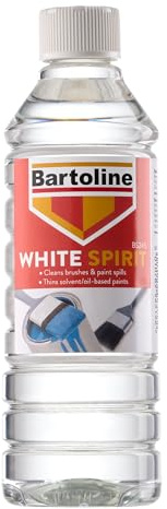 Bartoline White Spirit 500ml – High-Quality Paint Thinner & Brush Cleaner for DIY (Pack of 6)