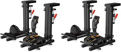 DIWANGUS Hotas Tischhalterung für Thrustmaster T.16000M FCS HOTAS/T Flight HOTAS/Warthog,Keine Installation Joystick Logitech X56/X52/X52 Pro - 2 Stück (Packung mit 2)