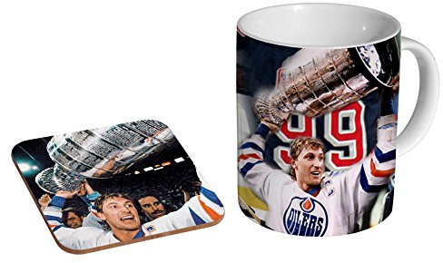 Wayne Gretzky Stanley Tasse à café en céramique avec dessous de verre