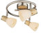 Deckenstrahler 3 Flammig Deckenleuchte Wohnzimmer Lampe Holz Applikation Bewegliche Spots (Deckenlicht, Deckenlampe, Wohnzimmerlampe, Strahler, Flurlampe)