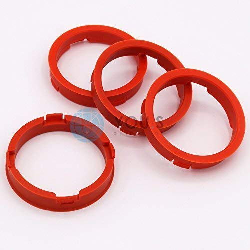 4 x ZENTRIERRINGE DISTANZRING für ALUFELGEN S50 73,1-63,4 mm CMS, DBV, Proline Wheels, Schmidt Revolution