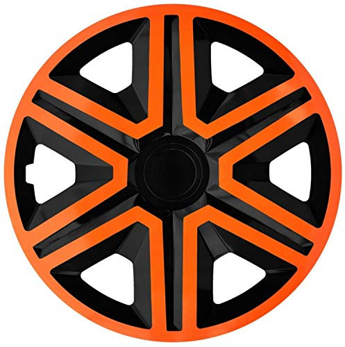 Radzierblende Action schwarz/orange 14 Zoll 4er Set
