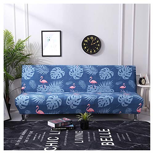 DAIHAN Klappbares Schlafsofa ohne Armlehnen All-Inclusive-Schlafsofa aus einfachem, modernem Stretch-Stoff mit Sofakissen AsPic11 3Seat(160-190cm)