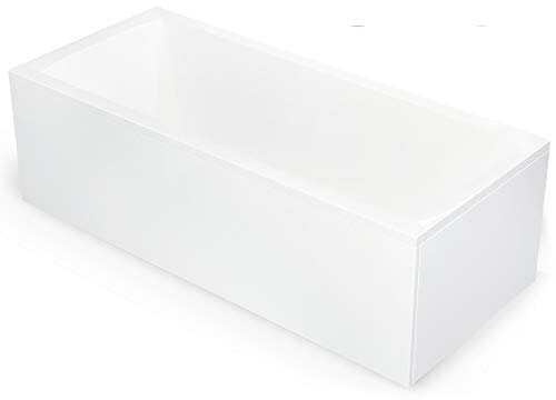 Eckbadewanne 170 x 100 cm Acrylwanne Mainz Links Komplettset Stabile Asymmetrische Eckwanne