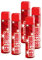 Lot de 5 Torches Rouges Bengalo Pyro Rauch Vulkan stroboscopique pour Fontaine, fête, feu d'artifice, fumée, Rouge/Feux d'artifice Toute l'année Kat F1