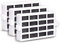 3 filtri antibatterici AquaHouse AH-WPA compatibili con Whirlpool Microban ANT001, ANT002, ANTF-MIC, Bauknecht Hygiene+ HYG001, 481248048172