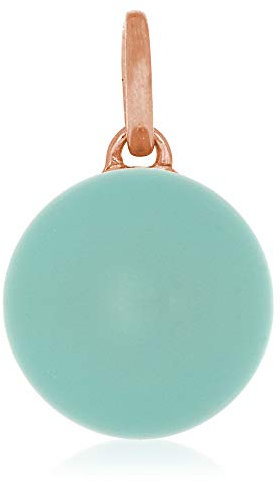 XEN Anhänger mit 12 mm Aqua Chalcedon ca. 6,9 ct. rosèvergoldet