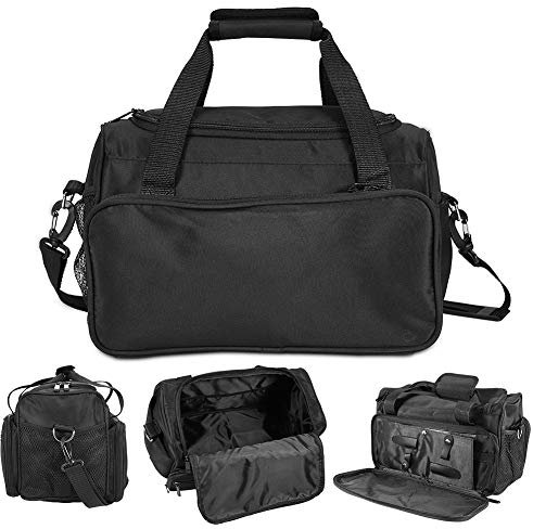 Friseur Werkzeugtasche, Friseurtasche Handtasche, Große Kapazität Tragbar Reisetasche, Friseur Organizer Für Friseurschere Haarschneider, Schere, Trimmer, Friseurbedarf, Schwarz