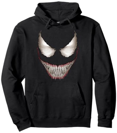 Marvel Halloween Venom Big Face Grin Costume Pullover Hoodie