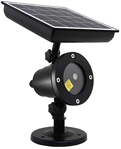 Tri-Aroute Luci ad energia solare a LED, luce del proiettore natalizio, riflettori rotanti, natale Paesaggio all'aperto illuminazione decorativa