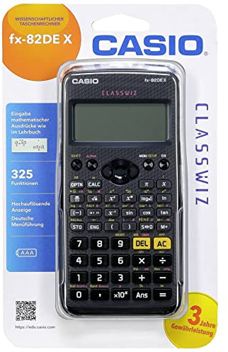 Casio FX-82DEX Schulrechner Schwarz Display (Stellen): 12 batteriebetrieben (B x H x T) 77 x 14 x 16