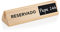 LoveMyBar - 6 uds Reservado Mesa Bar Restaurante con Ranura Porta Menú y Pequeña Pizarra para Tiza. Fabricado en Madera de Pino Barnizada