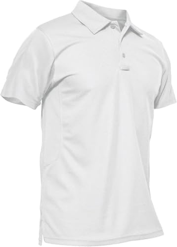 KEFITEVD Polo Shirts Herren Kurzarm Golf Tshirts Sport Outdoor Poloshirt | Kurzarm Polo Shirt; Schnelltrocknender Stoff; mit Brillenhalter; 3-Knopfleiste; Leichtes Tshirt für Golf und Sommer Outdoor