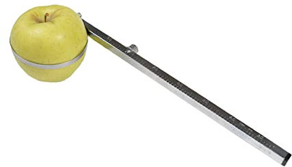 PAMPOLS Calibrador manual de aluminio inoxidable | Para medir fruta y verdura | Calibrador de lazo | Duradero y muy resistente | Calibre: 30-95mm de diámetro