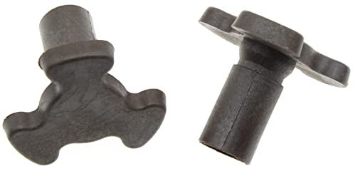 Mikrowellen-Drehtellerkupplungen, 2 Stück, Mikrowellen-Drehteller, Rollenführung, Ersatzteil, FDXGYH, Schaftlänge – 2,2 cm