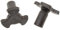 Mikrowellen-Drehtellerkupplungen, 2 Stück, Mikrowellen-Drehteller, Rollenführung, Ersatzteil, FDXGYH, Schaftlänge – 2,2 cm