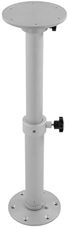 Oreilet Verstellbarer Tischsockel, RV Tischhalterung, Teleskop Sockel 17,5-30, Aluminiumlegierung, RV Tischbein, Abnehmbares Tischbasis Kit, für Boot, Yacht, Wohnmobil, Wohnwagen