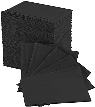 125 Stücke Dental Lätzchen, Tvvcalk Tattoo Lätzchen, 3-lagige Tattoo Wasserdicht, Einweg Dental Lätzchen Patienten Lätzchen Tattoo tisch Lätzchen 33 x 45cm