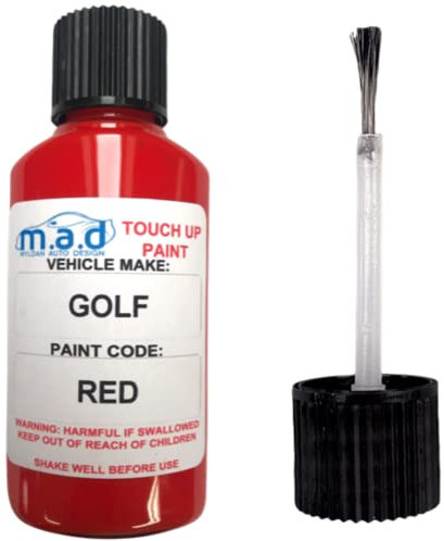 MADPAINTS TOUCH UP PAINT 30ML BOTTLE GOLF CLUB IRON DRIVER PUTTER WEDGES FOR GOLF RED