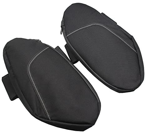 Aublinto Borsa laterale da telaio moto, Borse per telaio paraurti moto Borsa porta attrezzi per telaio paraurti moto Borsa laterale da viaggio posizionamento moto compatibile con R1250GS Adventure