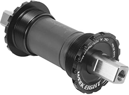 Azwamkue Titanio BSA Inglese Filettato Quadrato Taper Movimento Centrale 119mm per 148G