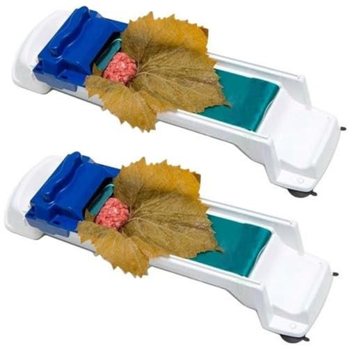 Generisch Gemüserolle Blattgemüse Fleisch Roller Rolling Werkzeug Gemüse Fleisch Roller 2 Stück Weinblätter Roller Sarma Maschine Fleisch Rollwerkzeug für Anfänger Und Kinder, IAX1F75EDCSR22IKV
