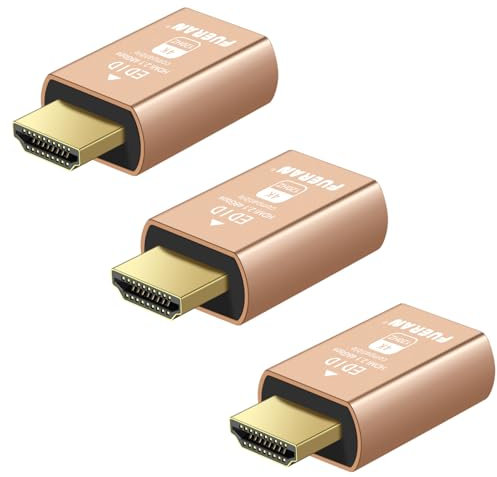 FUERAN HDMI 2.1 Dummy Plug - 4K@120Hz Virtual Display Emulator, Headless Adapter, HDMI Display Adapter, Supports 3840x2160@120Hz, 1440P, 1080P, EDID Emulator for GPU/Remote Desktop