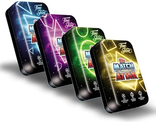 Topps Match Attax 24/25 - Mega Tin Bundle - Amazon Exclusive! Alle 4 Mega-Tins der diesjährigen Match Attax Collection!