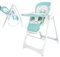 Twinly - Seggiolone Evolutivo 3 in 1 Movity: Seggiolone Pappa con Funzione Altalena e Dondolo per Neonati (0m+ - 15kg) Pieghevole e Regolabile Cintura di Sicurezza 5 Punti (Menta, Movity)