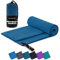 ZENACROSS Mikrofaser Handtuch - Schnelltrocknendes und vielseitiges Fitness Handtuch - Sporthandtuch Größen XS - 50 x 30 cm - Marineblau