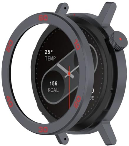 Tyogeephy Compatible avec CMF Watch Pro 2 Lunette Anneau Couverture Anti Rayures Protection Acier Inoxydable Métal Lunette Cadran Cadre Cercle Housse de Protection pour CMF Watch Pro 2