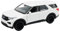 Toi-Toys Ford Explorer 2023 Modellauto 11,8cm Metall Modell Auto mit Rückzugmotor Spielzeugauto 87 (Weiss-Metallic)