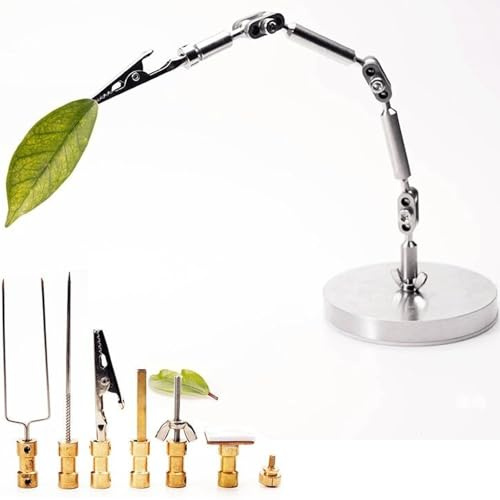 XGHDPBM Armature-Rigging-System, Stop-Motion-Animation, 25 cm Edelstahl-Rig-Arm mit 6 Anschlüssen, Armature-Ständer-Set, menschliches Körpermodell for Actionfiguren, Modelle, Tonfiguren