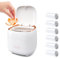 Ronyes Mini Trash Can with Press Lid with Trash Bag 180 Pcs, Tiny Small Desktop Trash Bin with Press-Top, Countertop Mini Garbage Bin for Home, Office, Kitchen, Bedroom, Bathroom