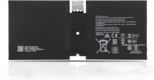 7.66V 26.81Wh 3500mAh G16TA047H Laptop Battery Compatible for Microsoft Surface Go 2 2020 10.5 10.5 Inch 2-in-1 Tablet PC Model 1927/1901/1926 i5 i7 Touch Screen