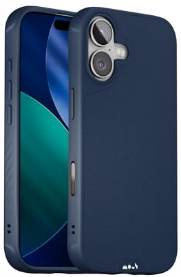 Mous for iPhone 17 Limitless Case, Compatible with MagSafe, Full Camera Protection, Shockproof, Marine Blue