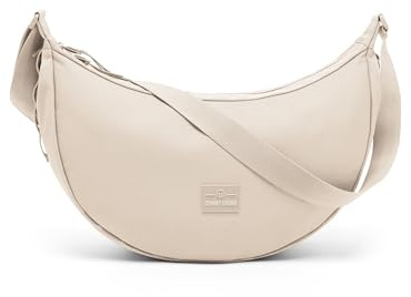 Johnny Urban Crescent Bag Women Men Beige - Ally Large - Cross Body Bag Ladies - Sling Shoulder Bags in Half Moon Shape - Womens Dumpling Bags with Adjustable Strap