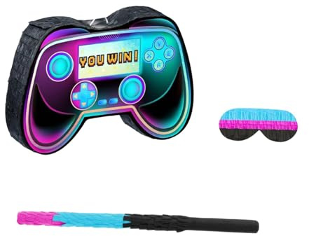 MotiveTech Gamecontroller, Spiel, Themenpartyzubehör, Dekorationen für Kindergeburtstage, Spaß, mit