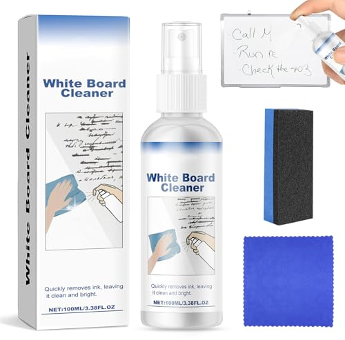 100ML Whiteboard Cleaner, White Board Surface Cleaner Spray Comes
