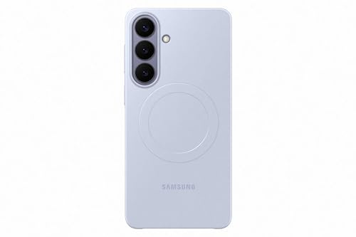 Samsung Slim Magnet Smartphone Case EF-SS947, schlanke Hülle für das Galaxy S26+, Handy-Hülle mit Magnetring zur Anbringung von Zubehör, Silikon, Schutz Case, stoßfest, dünn und griffig, Light Violet