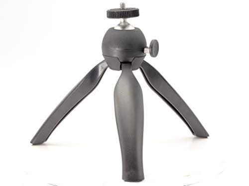 PROtastic® Mini Tripod With Folding Legs and Ball Head - Compatible with GoPro/Xiaomi/SJCAM Action Cameras + Phones + Compact and DSLR Cameras - Great For Panoramic Photos