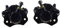 WOOSTAR Davanti Idraulico Disco Pinza Freno Sostituzione per 110cc 150cc 200cc 250cc Taotao ATV Quad Talon Trailmaster XRX 150 Hammerhead 250 GT Tomberlin Crossfire 150