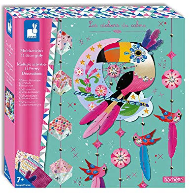 Kit Créatif Coffret Multi-Activités 11 Décos Girly - Loisirs Créatifs - Imagination et Créativité - Dès 7 Ans